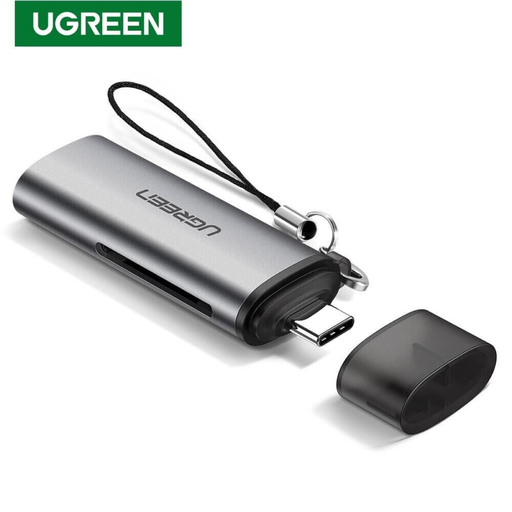 [UGREEN0072] UGREEN USB-C 3.1 TF+SD 100mbps Kart Okuyucu (50704)