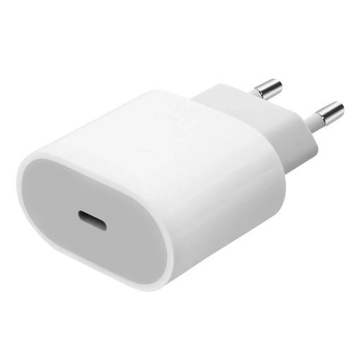 [APPLE0315] Apple 20 W USB-C 2 Pin Power Adapter - White MUVV3
