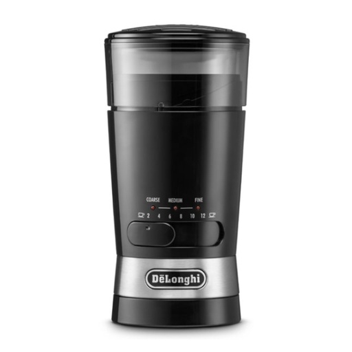 [DELONG06] DeLonghi KG210 Elektrikli Kahve Öğütücü, Paslanmaz Çelik Bıçak, 170W, Siyah