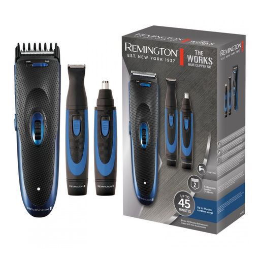 [REMING03] Remington HC910 The Works Hair Clipper Gift Pack Boxed