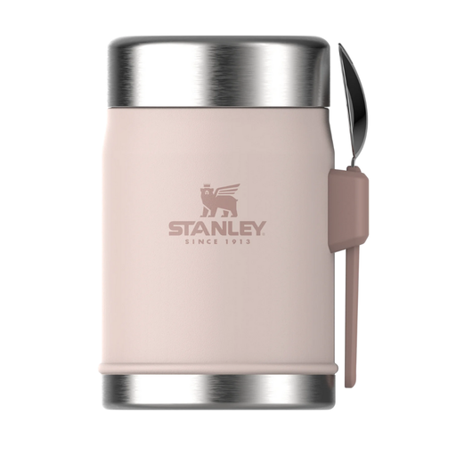 [STANLEY011] Stanley The Legendary Food Jar + Spork 0.4L / 14oz Rose Quartz (10-09382-106)