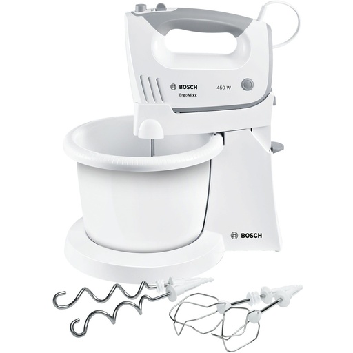 [ARGS00104] Bosch Hand Mikser With Kase 450W 1.5L Beyaz - MFQ36460