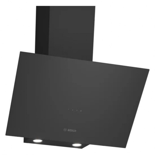 [ARGS00123] Bosch Serie 2 Wall-Mounted Cooker Hood, 60 cm, Black Glass, Black - DWK64PJ60T