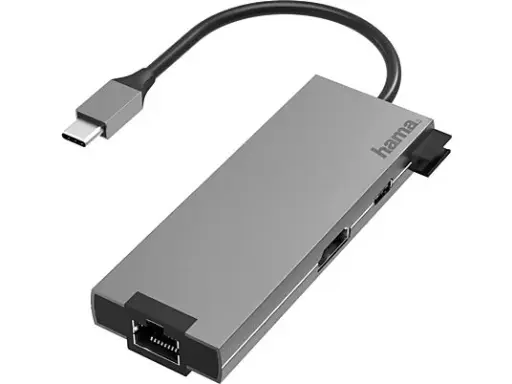 [HAMA03] HAMA USB-C 3.1 Adaptör 2xUSB-A,1xUSB-C,1xHDMI,1xEthernet - HM.200109