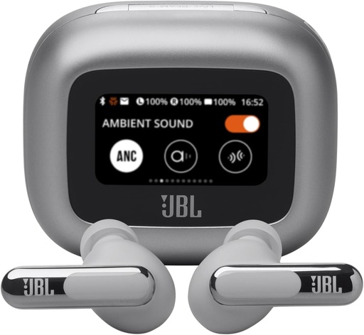 [JBLAZ093] JBL Live Beam 3 | Wireless Headphones Silver - JB.JBLLIVEBEAM3SIL