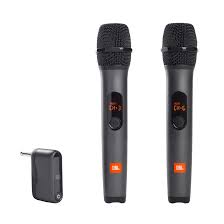 [JBLAZ030] JBL Partybox Wireless Microphone Set, 2 x Black - JB.JBLPBWIRELESSMIC