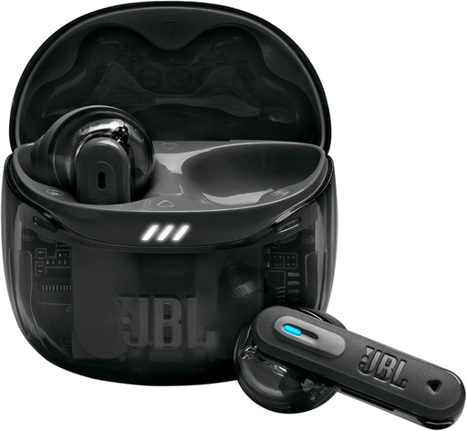 [JBLAZ054] JBL Tune FLEX 2 NC In-Ear TWS Headphones, Ghost Black - JB.JBLTFLEX2GBLK