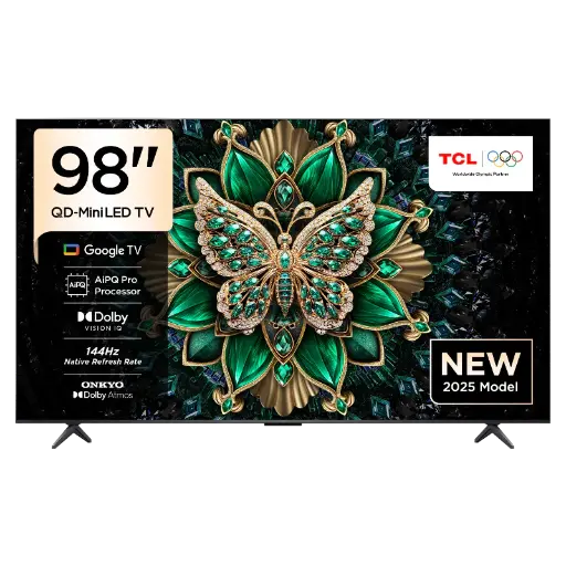 [TCLTV086] TCL 98" 98C6K Premium QD-Mini LED, HDR-512'ye Kadar TV (2025)