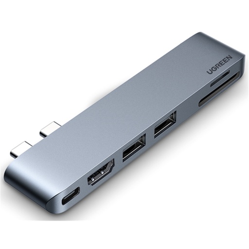 [UGREEN0097] Ugreen 6 in 1 Hub USB-C to 4K HDMI + 3x USB 3.0 A + TF/SD CM280