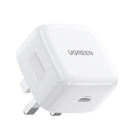 [UGREEN0123] UGREEN USB-C FAST CHARGER PD 30W WHITE (70197)