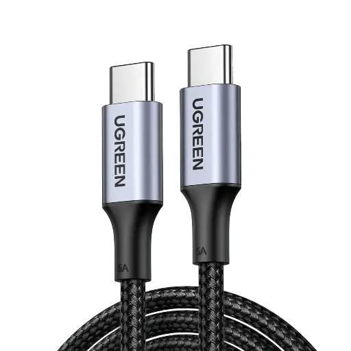 [UGREEN0108] Ugreen USB-C'den USB-C'ye 100W 5A Şarj Kablosu 1M (20478)