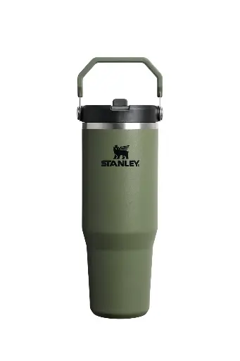 [STANLEY0111] Stanley The IceFlow Flip Straw Termokop, 0.89L/30oz - Dried Pine (10-12043-077)