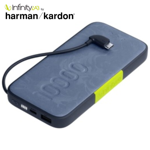 [ILAZ021] InfinityLab by Harman - InstantGo Powerbank 10000 mAh, USB-C, Mavi