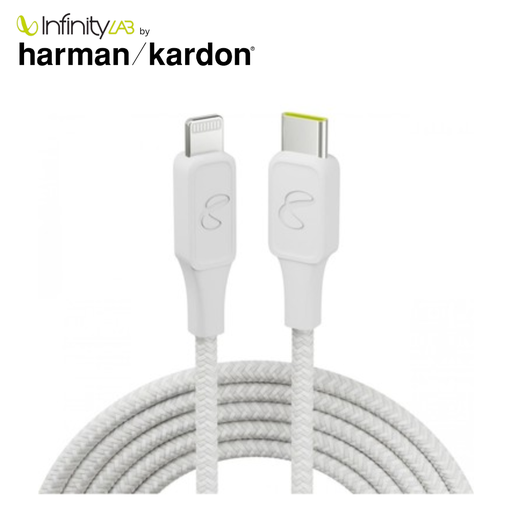 [ILAZ018] Infinity Lab InstantConnect Cable USB-C USB-C 100W 1.5M, White