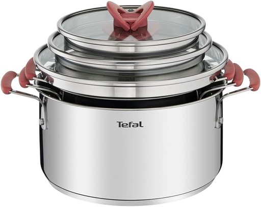[SBT034] Tefal Optispace Çelik Tencere Seti - 6 Parça 2100115981