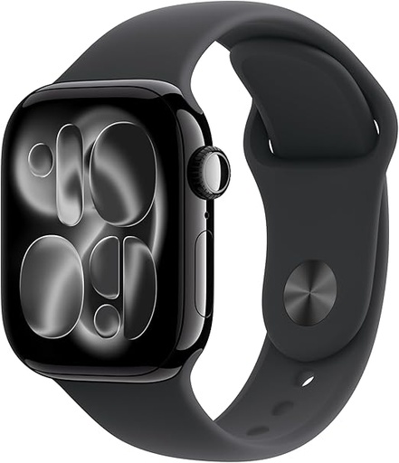 [APPLE0400] Apple Saat Serisi 11 GPS 42mm Mat Siyah Aluminium Siyah Sport Band M/L MEQU4 - MEQT4