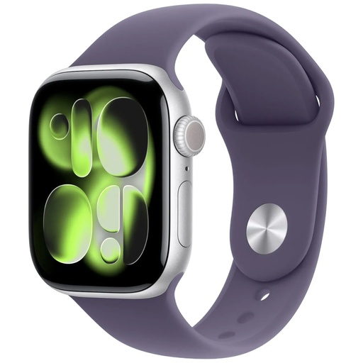 [APPLE0409] Apple Saat Serisi 11 GPS 46mm Gümüş Sport Band S/M MEVA4