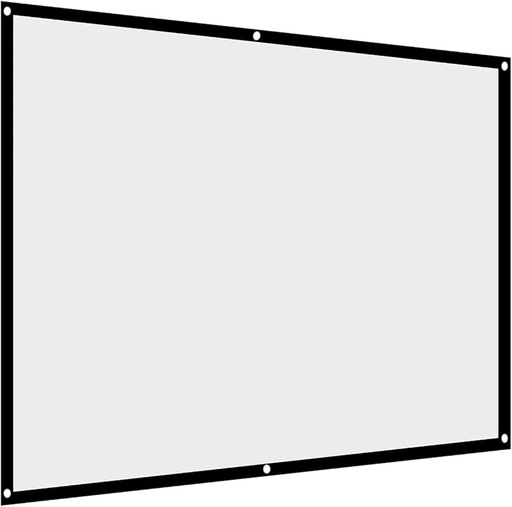 [CHES04] Chestnuter 100" Taşınabilir Katlanabilir Beyaz Projektör Curtain Projection Screen