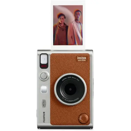 [FUJI011] Fuji Instax Mini EVO Instant Camera (Brown)