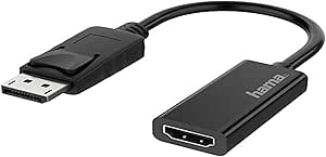 [HAMA018] Hama DisplayPort / HDMI Adapter UHD 4K - HM.200335