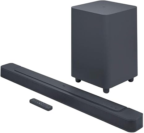 [JBLAZ0148] JBL Bar 500M2 750W Virtual Dolby Atmos 5.1 Wireless Subwoofer and Soundbar Black