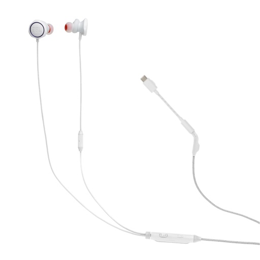 [JBLAZ0149] JBL Quantum 50 USB-C Gaming Kablolu Kulak İçi Kulaklık Beyaz - JB.JBLQTUM50CWHT