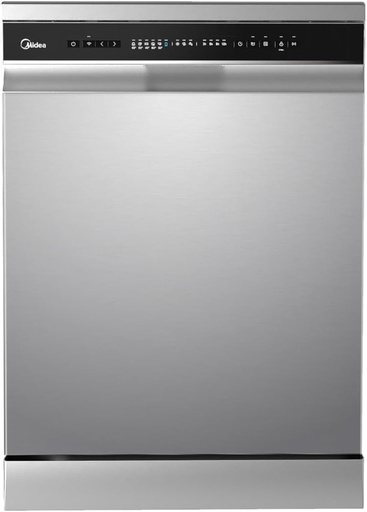 [DSMID07] Midea 14 Kişilik Kapasiteli 8 Programlı Bulaşık Makinesi Gümüş WQP14-W7633CS