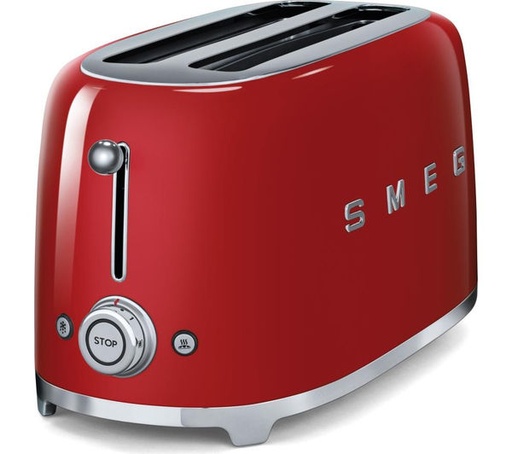 [SMEG0140] Smeg TSF02RD 50's Style Aesthetic Ekmek Kızartma Makinesi 4 Slice