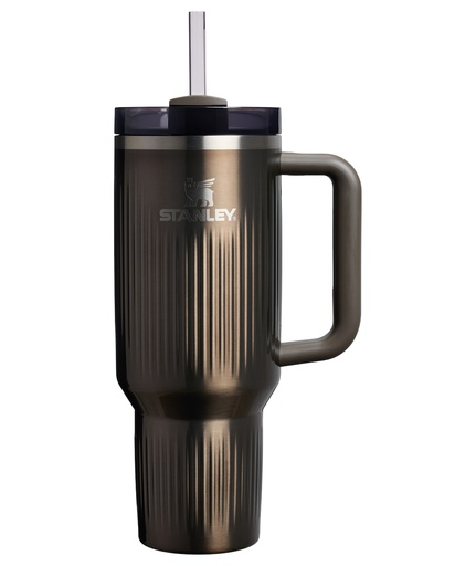 [STANLEY0165] Stanley Quencher H2.0 Fluted 0.89L/30oz GunMetal Shine (10-13003-016)