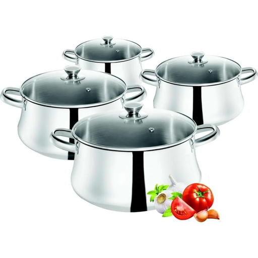 [SBT057] Tefal Klasik 8 Parça Çelik Tencere Seti - 4300009289