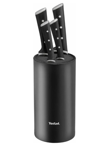 [SBT052] Tefal Ice Force 5 Piece Knife Set Plastic Block Set (2100132891)