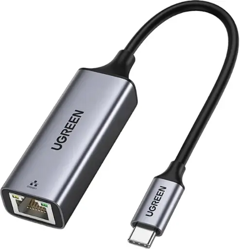 [UGREEN0143] UGREEN CM199-50737B USB C to 10/100/1000Mbps RJ45 Gigabit Ethernet Adaptör - Uzay Grisi