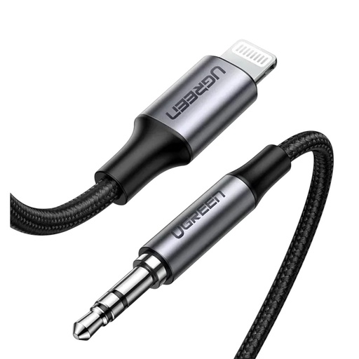 [UGREEN0138] Ugreen Lightning To 3.5mm Cable 1m Black (US315-70509)
