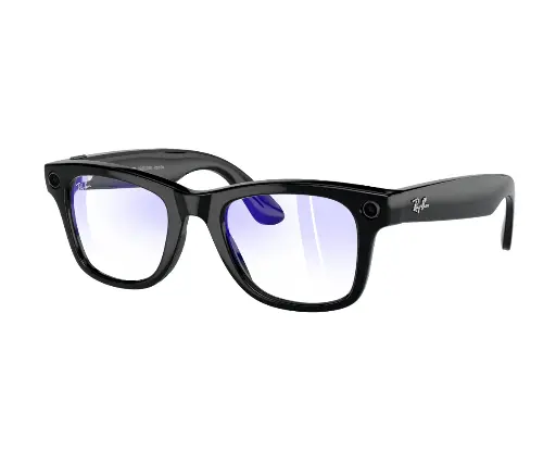 [RAY013] Ray-Ban Meta wayfarer RW4008 601SB50 Shiny Black   Gen 1