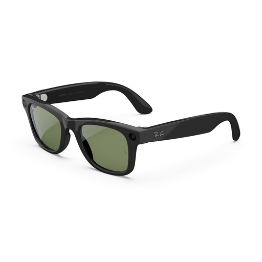 [RAY014] Ray-Ban Meta Wayfarer Gen 2 RW4012 S-50 Shiny Black Transitions Graph. Green Lens