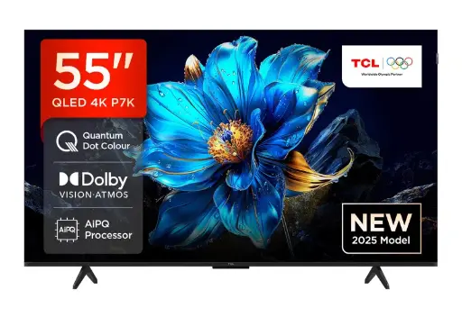 [TCLTV0103] TCL 55" 55P7K QLED 4K Quantum Crystal Google TV (2025)
