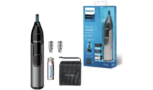 [PHILIPS037] PHILIPS Series 3000 NT3650/16 Wet & Dry Nose, Ear & Eyebrow Trimmer - Black