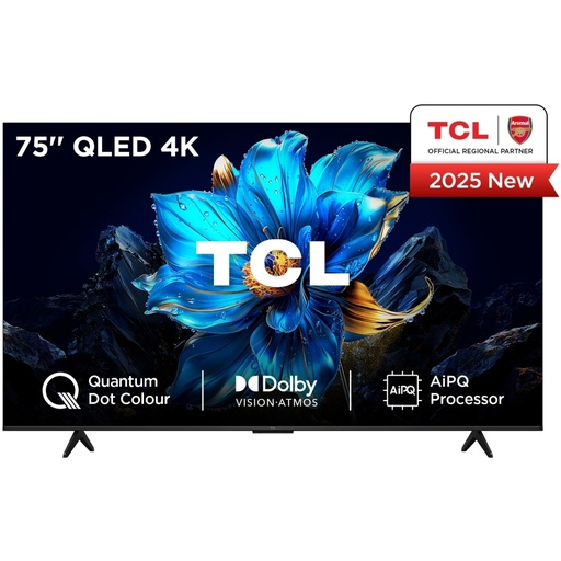 [TCLTV096] TCL 75" 75P7K QLED 4K Quantum Crystal Google TV (2025)