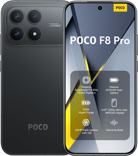 [XIAOMI0307] Xiaomi POCO F8 Pro 12/512 GB Siyah