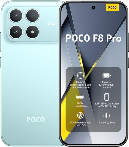 [XIAOMI0308] Xiaomi POCO F8 Pro 12/512 GB Mavi