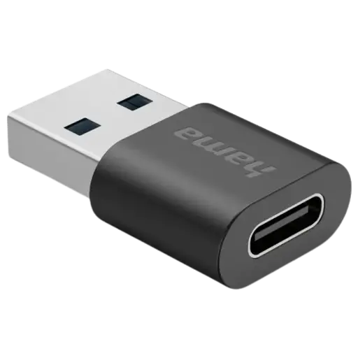 [HAMA040] Hama USB Adapter USB-A Plug - USB-C Socket USB 3.2 Gen2 10 Gbit / s-HM.00200357
