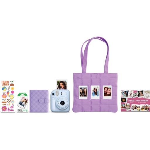 [FUJI0016] FUJIFILM Instax Mini 12 Tatil Paketi 2025 - Pastel Mavi