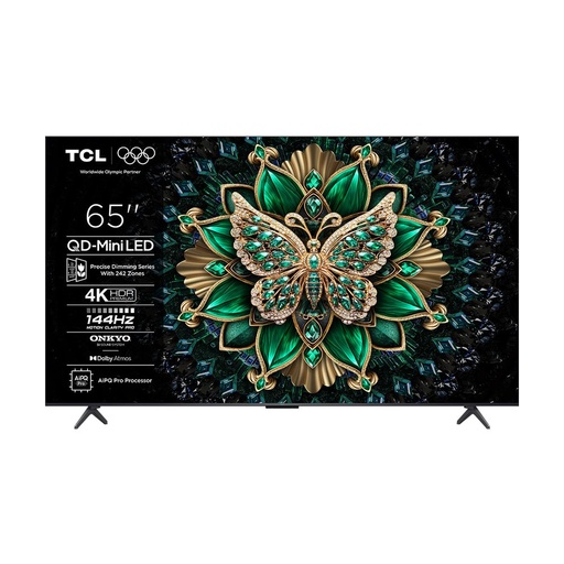 [TCLTVBIL095] TCL 65" 65C6K Premium QD-Mini LED, Up To HDR-512 TV (2025)