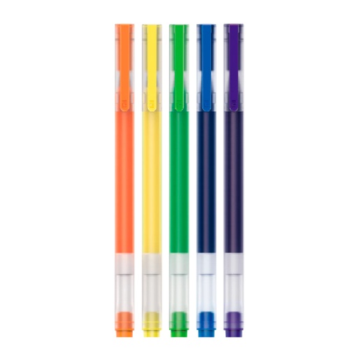 [XIAOMI0340] XIAOMI YÜKSEK KAPASİTELİ JEL KALEM (5'Lİ PAKET) - RENK BHR8860GL
