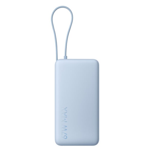 [XIAOMI0343] Xiaomi 67W Güç Bankası 20000 (Entegre Kablo) Buz Mavisi - BHR08O8GL