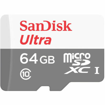 [SANDISK048] SanDisk Ultra 64 GB 100 MB/s UHS-I C10 SDSQUNR-064G-GN3MN Micro SD Card 