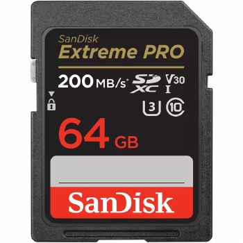 [SANDISK055] SANDISK 64GB Extreme PRO SDXC UHS-I Memory Card - C10 - SDSDXXU-064G-GN4IN 200MB/s
