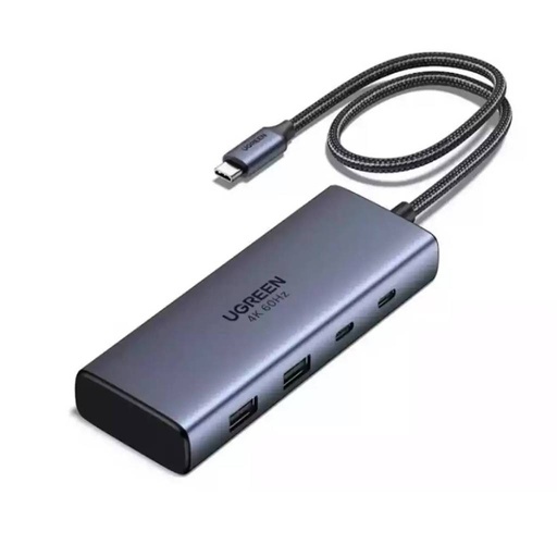 [UGREEN0165] USB-C 7-in-1 Adapter / Hub Ugreen (2xHDMI+2xUSB-A+2xUSB-C+PD 100W)