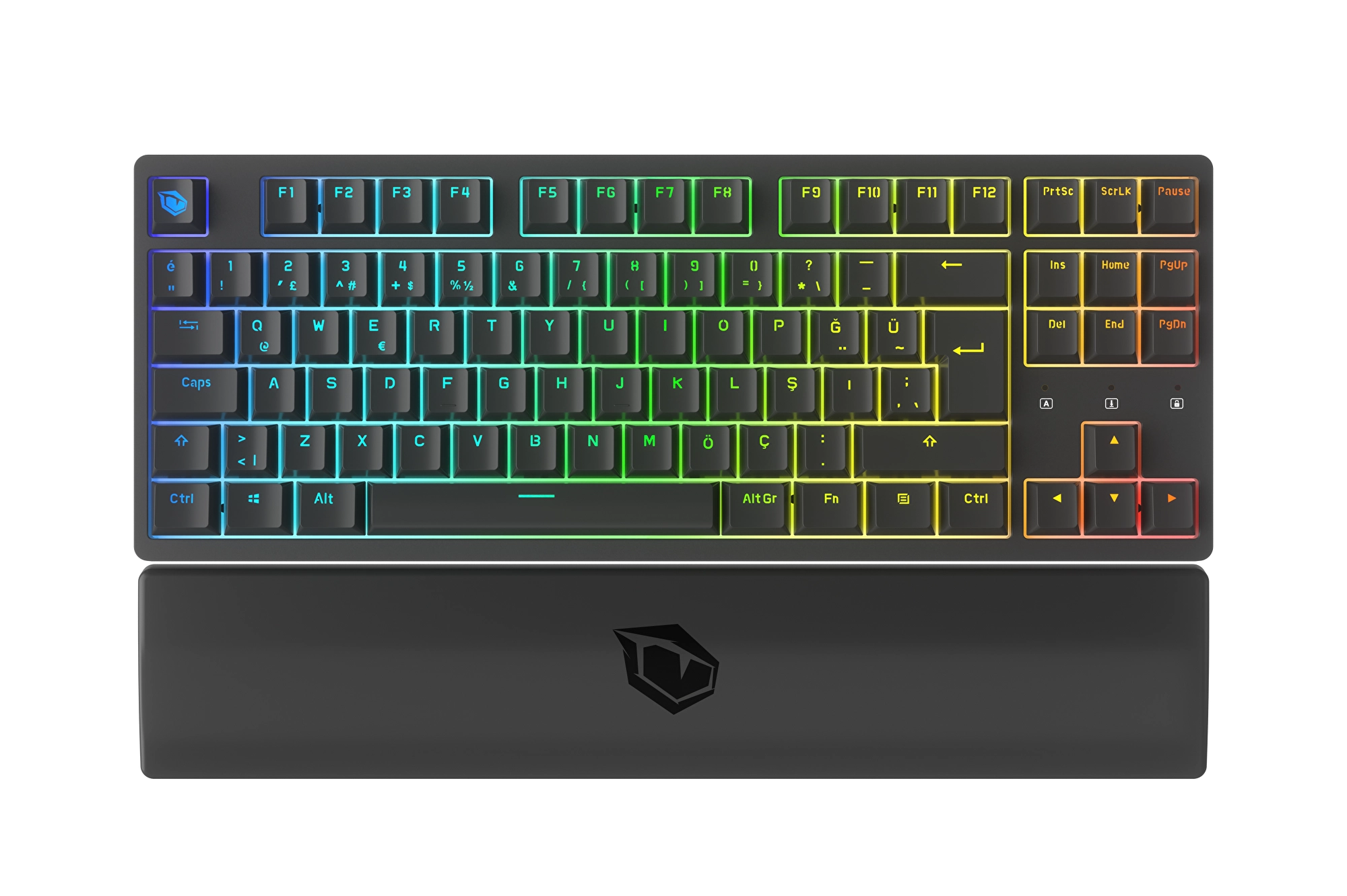 [MONSTER035] Monster Pusat Rapid Pro Mechanical RGB Gaming Keyboard - Black