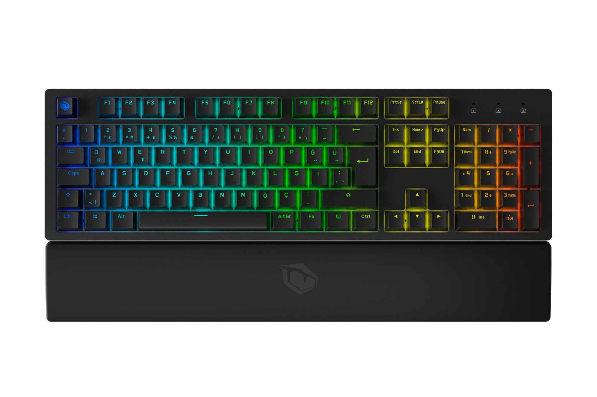 [MONSTER037] Monster Pusat Rapid Ultra Mechanical RGB Gaming Keyboard - Black
